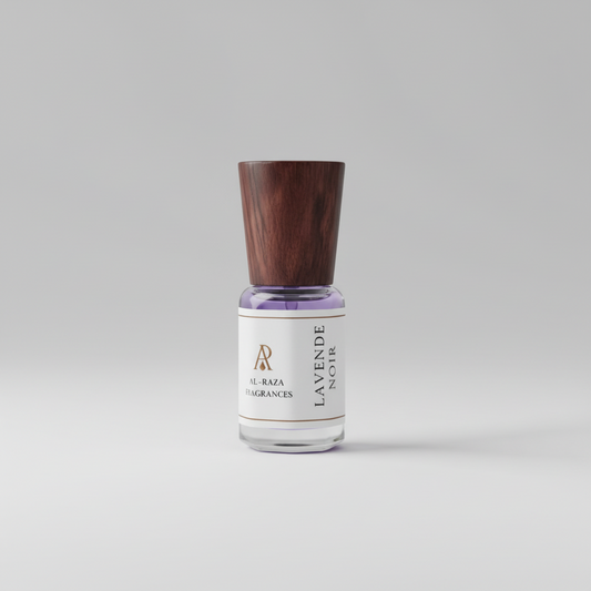 AL Raza Lavender Noir – Lavender Oud Woody Attar | Alcohol Free | Long Lasting Perfume Oil