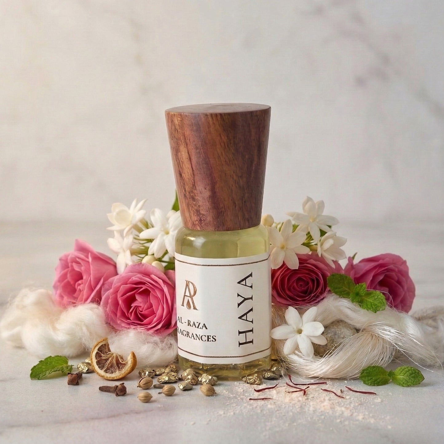 AL Raza Haya – Floral Rose Jasmine Attar | Alcohol Free | Long Lasting Perfume Oil
