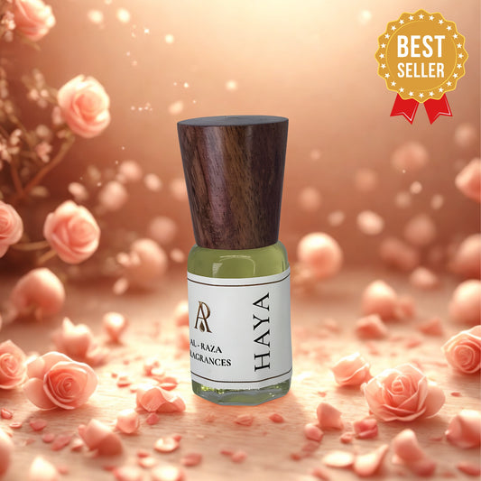 AL Raza Haya – Floral Rose Jasmine Attar | Alcohol Free | Long Lasting Perfume Oil
