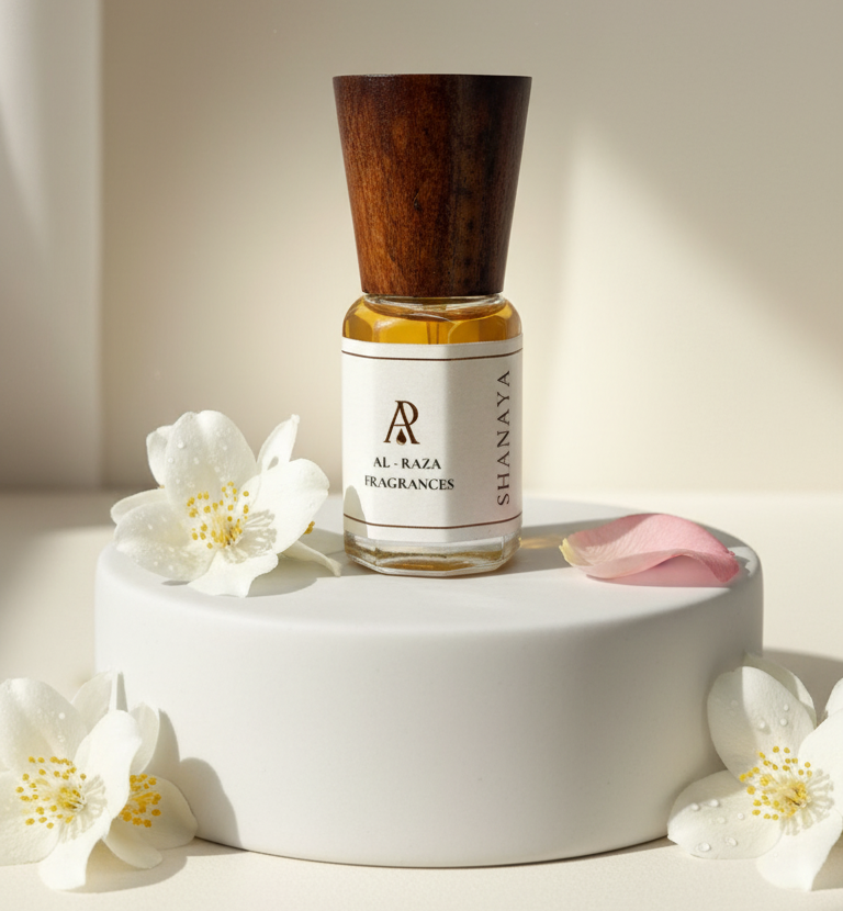 AL Raza Shanaya – Fruity Floral Rose Vanilla Attar | Alcohol Free | Long Lasting Perfume Oil