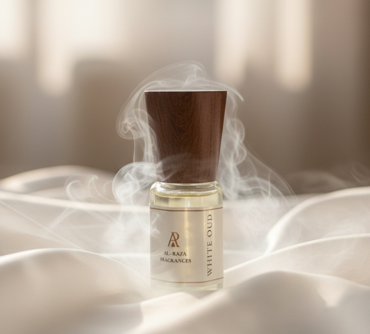 AL Raza White Oud – Light Oud White Musk Woody Attar | Alcohol Free | Long Lasting Perfume Oil
